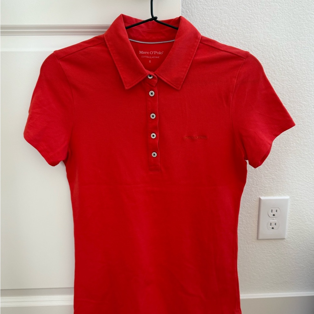 Marc O'Polo Women's Orange Button Down Shirt